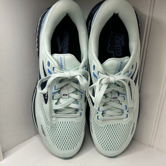 Brooks Mens Adrenaline Gts 23 Blue Running Shoes Size 11 - Picture 1 of 8